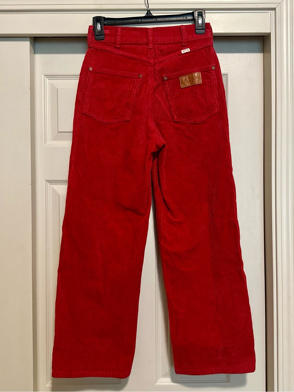 BILLABONG x Wrangler The Retro Womens Red Corduroy Pants - Picture 4 of 7